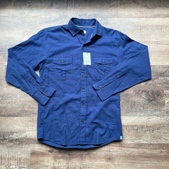 Peter Millar Button up Shirt Men's Small Crown Crafted Blue Long Sleeve NWT - Picture 1 of 5